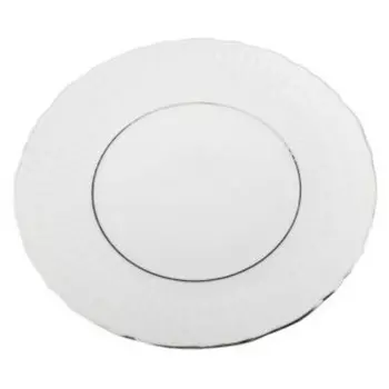 Блюдо круглое, 32 см, Sofia, декор «Двойная отводка платиной»