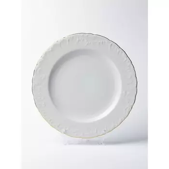Блюдо круглое Cmielow Rococo «Золотая отводка», d=29 см