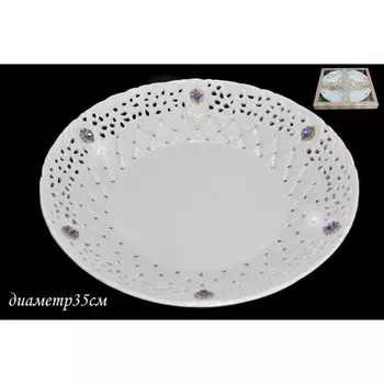 Блюдо круглое Lenardi «Северное сияние», d=35 см