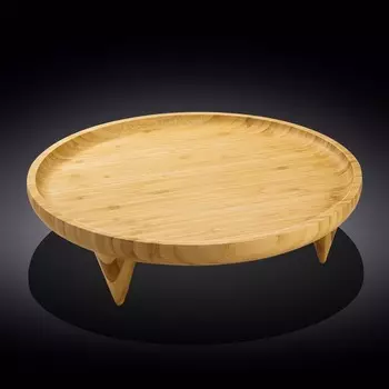 Блюдо круглое Wilmax England, на ножках, 46 см