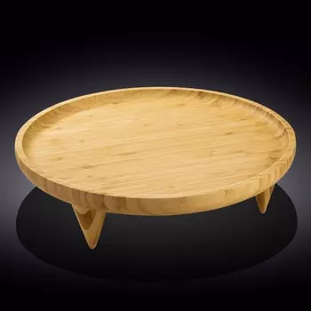 Блюдо круглое Wilmax England, на ножках, 51 см