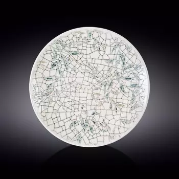 Блюдо круглое Wilmax England Olive Green, d=30 см