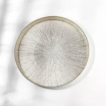 Блюдо «Кувшинка Нимфея», стеклянное, d=21 см