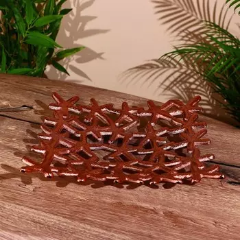 Блюдо «Квадро», 29 см, алюминий