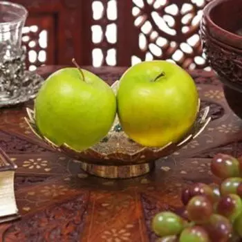 Блюдо «Многогранность», 51515 см, латунь, цветная эмаль