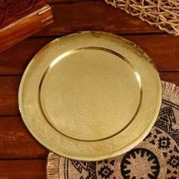 Блюдо «Роспись», 2424 см, латунь