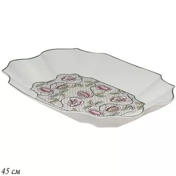 Блюдо прямоугольное Lenardi «Глория», длина 45 см