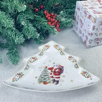 Блюдо Lenardi «Новогодний», размер 22х16 см