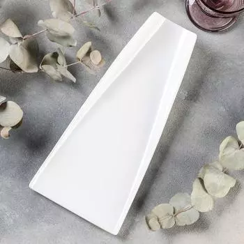 Блюдо Magistro «Бланш», 30144.5 см, фарфор, белое