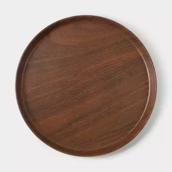 Блюдо «Натурэль», d=20.5 см, коричневое