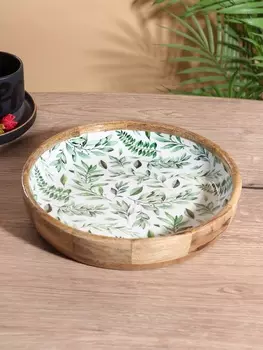 Блюдо « Оливковая ветвь», 25254.5 см, дерево манго