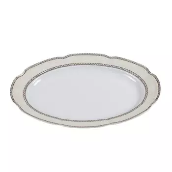 Блюдо овальное 33 см, Bolero, декор «Элегантность»