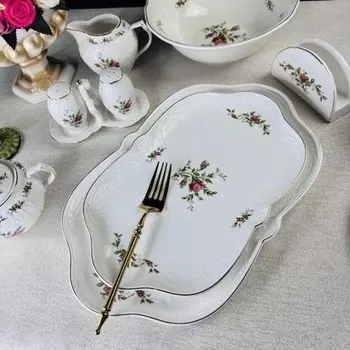 Блюдо овальное Lenardi «Доминика», длина 35.5 см