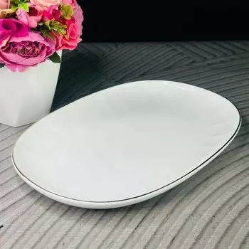 Блюдо овальное Lenardi Maria Gold, длина 26 см