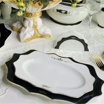 Блюдо овальное Lenardi Rich, длина 25 см