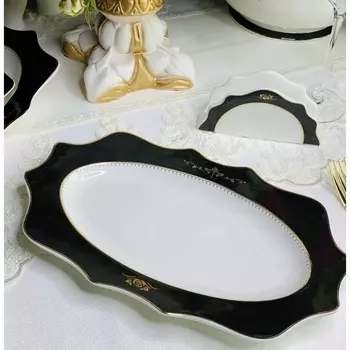 Блюдо овальное Lenardi Rich, длина 30 см