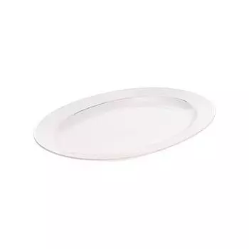 Блюдо овальное Louise, декор «Отводка платина», 36 см