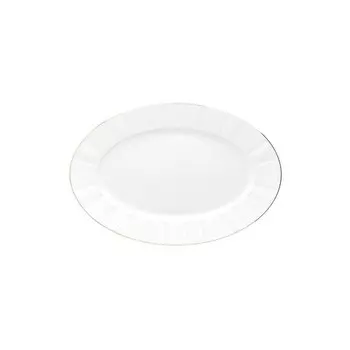 Блюдо овальное Oktawa «Отводка золото», d=33 см