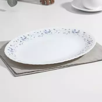 Блюдо овальное «Ксения», 30 см, стеклокерамика