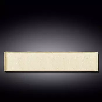 Блюдо прямоугольное Wilmax England Sand Stone, размер 46.5х9.5 см, цвет песочный