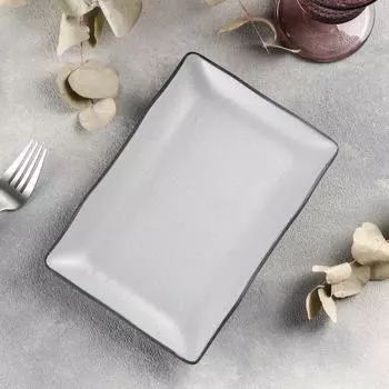 Блюдо прямоугольное «Капучино», 20×14×2,3 см