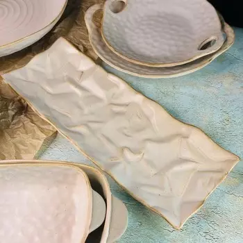 Блюдо прямоугольное Lenardi «Дюна», длина 37 см