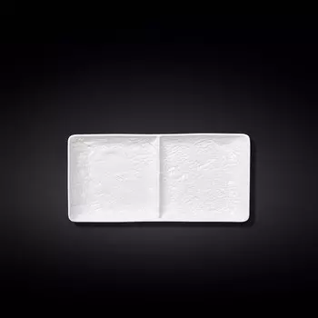 Блюдо прямоугольное Wilmax England WhiteStone, размер 27x13 см