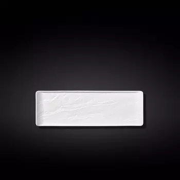 Блюдо прямоугольное Wilmax England WhiteStone, размер 30x9.5 см