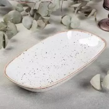 Блюдо Punto bianca, 29,5×17 см