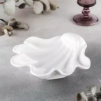 Блюдо-ракушка фарфоровое, 22,521 см