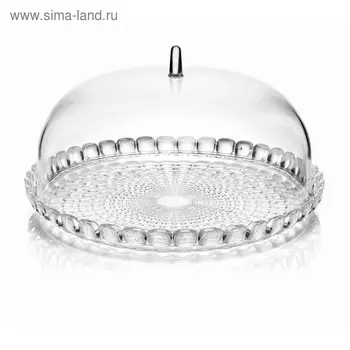 Блюдо сервировочное Guzzini Tiffany, d=29.8 см, цвет прозрачный