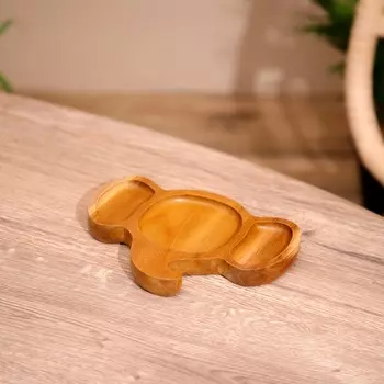 Блюдо «Слоник», 20215 см, тиковое дерево