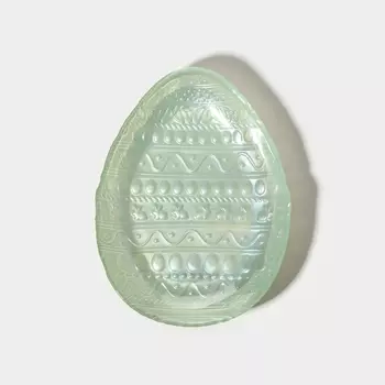 Блюдо, 20.715.5 см, овальное, стекло, мятное