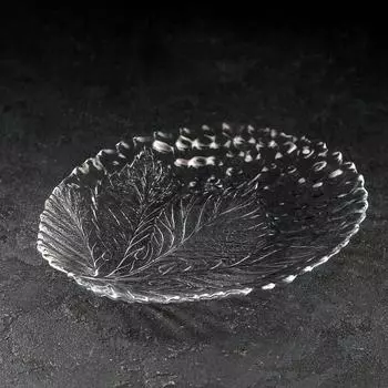 Блюдо сервировочное Paabahe Sultana, 2318 см, стекло, прозрачное