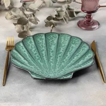 Блюдо Verde notte, 24×24,5 см