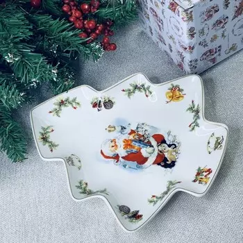 Блюдо Lenardi «Новогодний», размер 25х21 см