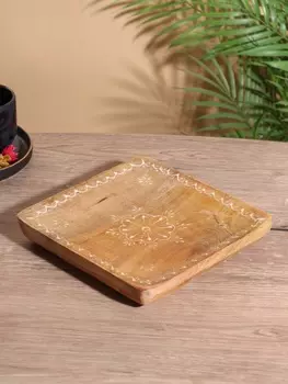 Блюдо «Звезда», 20.520.53 см, дерево манго