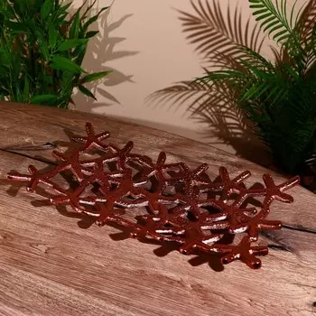 Блюдо «Звёзды», 40 см, алюминий