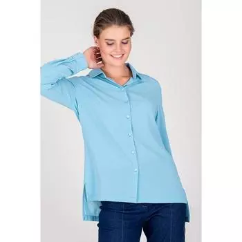 Блуза-рубашка женская, размер 58