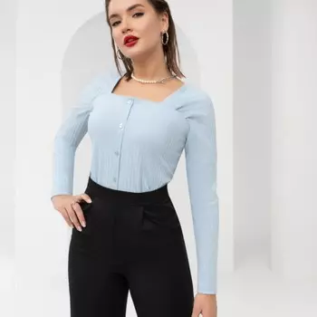 Блуза женская Charutti «Аппетитные формы. Небесный свет», размер 52