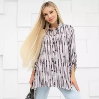 Блуза женская Charutti «Позитивный посыл», размер 48