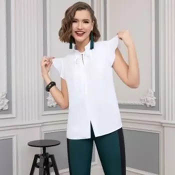 Блуза женская Charutti «Свежая подборка», размер 50, цвет белый