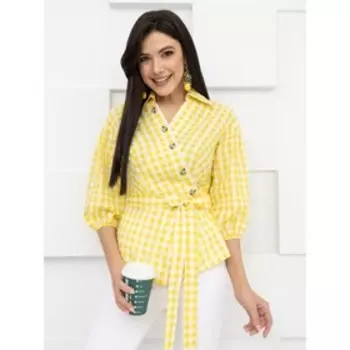 Блуза женская Charutti «В моем городе – весна!», размер 46