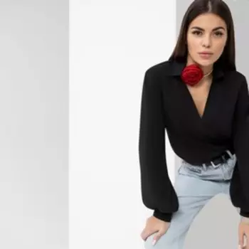 Блуза женская Charutti «Личные границы. Найт», размер 42