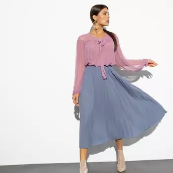 Блуза женская «На крыльях вдохновения», размер 56