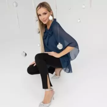 Блуза женская Charutti «Невероятная красотка. Блю», размер 52