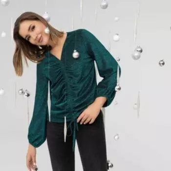 Блуза женская «Прогулка под звездопадом», размер 46