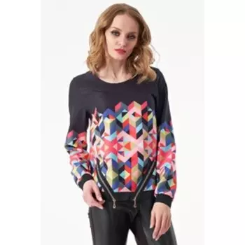 Блуза женская, размер 42, цвет чёрный