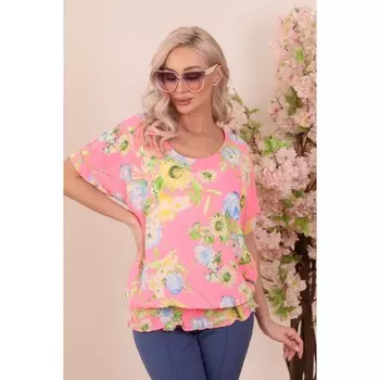 Блуза женская, размер 44, цвет розовый