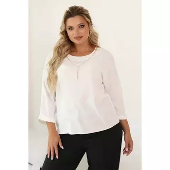 Блуза женская, размер 46, цвет белый